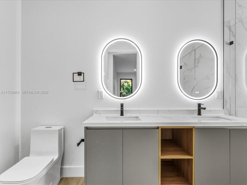 Furnished interior view inside a new home in , Miami (Image 19). Furnished interior view inside a new home in , Miami (Image 19).