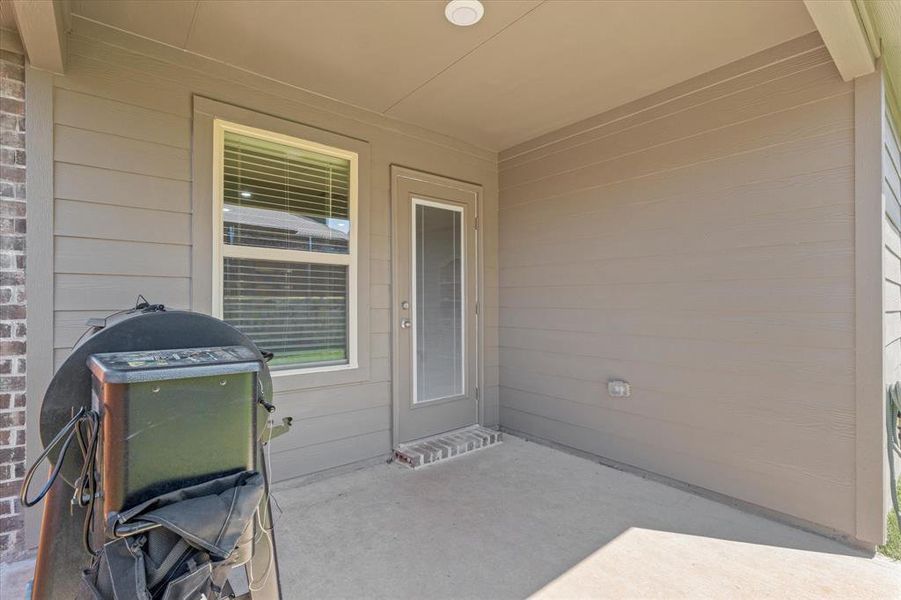 Exterior details and patio area of a home in Millstone, McKinney (Image 4). Exterior details and patio area of a home in Millstone, McKinney (Image 4).