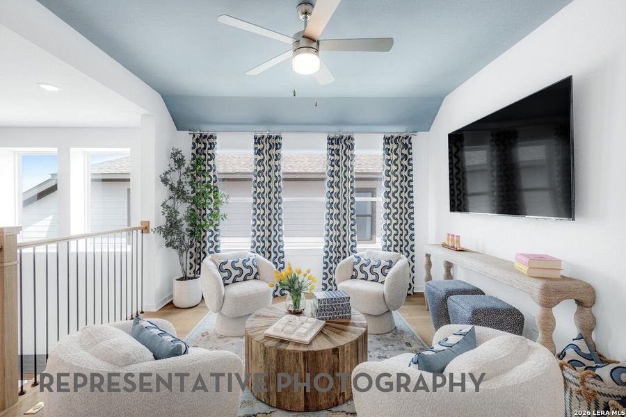 Furnished interior view inside a new home in Davis Ranch, San Antonio (Image 9).