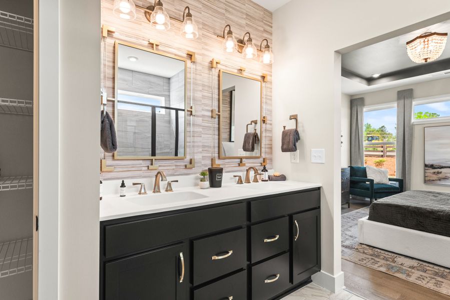 Furnished interior view inside a new home in Laurel Farms, Dallas (Image 12). Furnished interior view inside a new home in Laurel Farms, Dallas (Image 12).