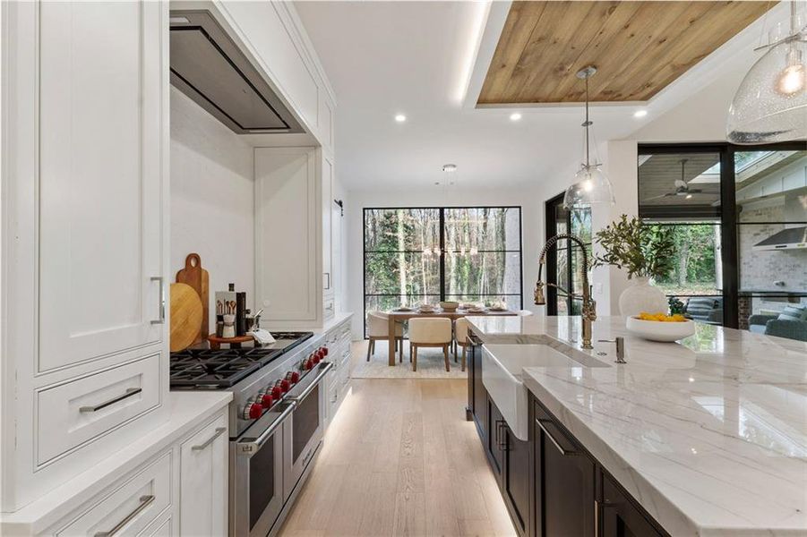 Furnished interior view inside a new home in , Alpharetta (Image 54).