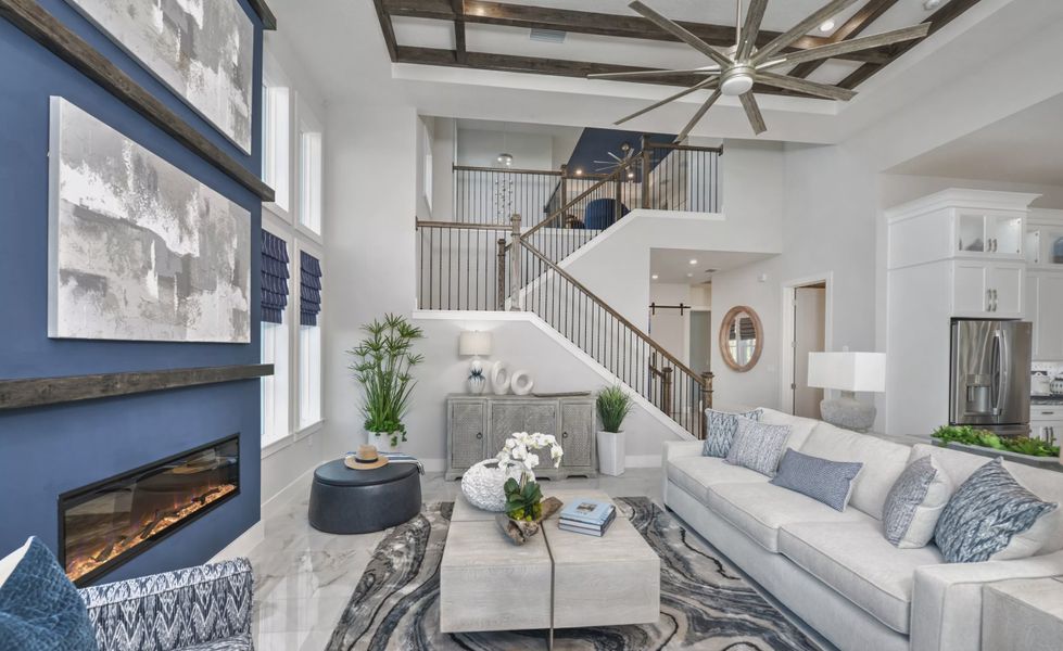 Furnished interior view inside a new home in Laureate Park, Orlando (Image 14).