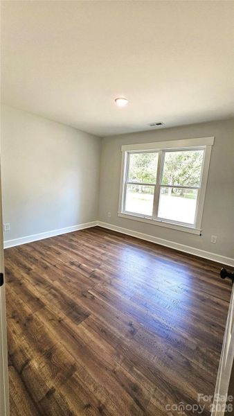 Bedroom 2 without virtual staging.
