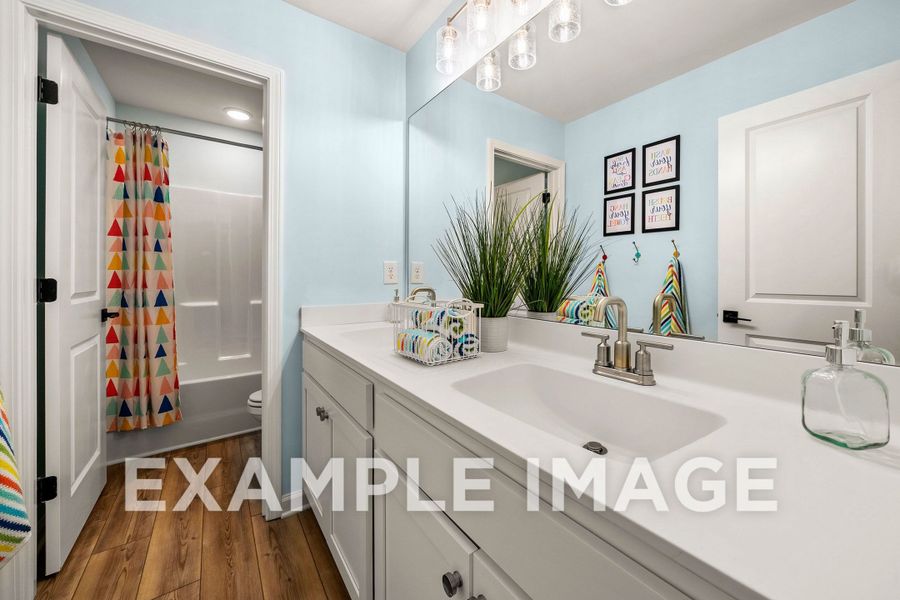 Representative furnished interior of a home built from the The Hickory B by Davidson Homes LLC in Cedar Farms, Winder (Image 38).