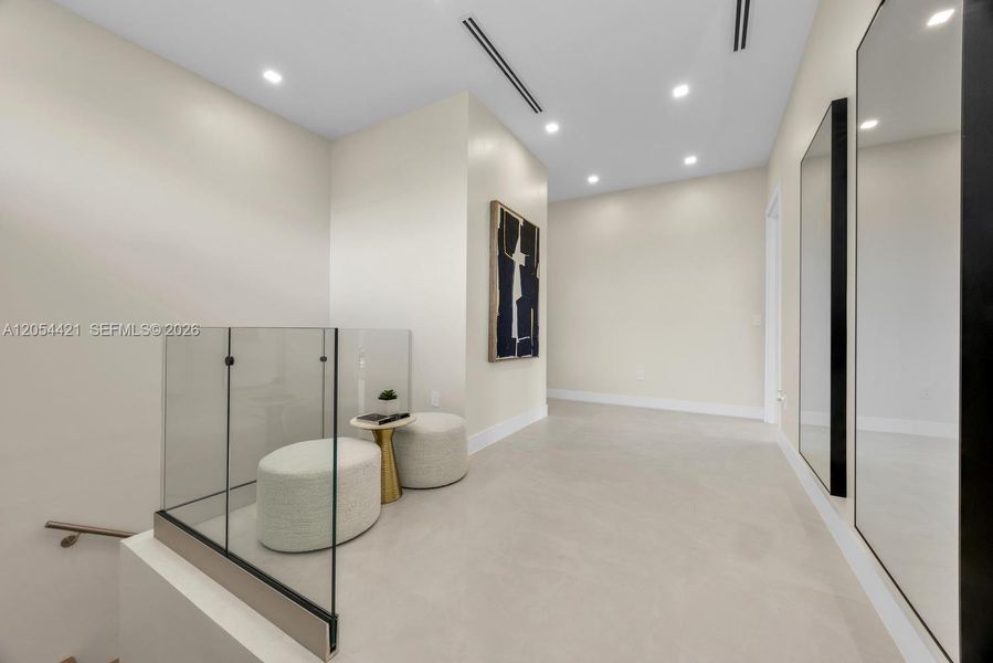 Furnished interior view inside a new home in , Miami (Image 13).