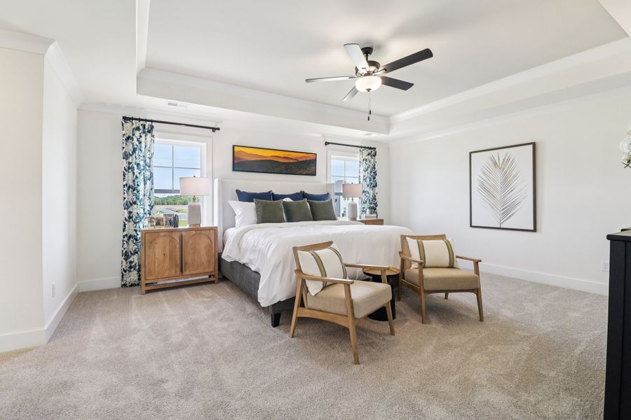 Representative furnished interior of a home built from the Bradley II by Great Southern Homes in Sedona, Greenville (Image 106).