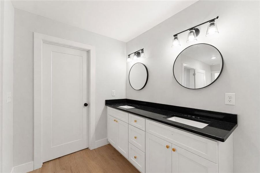 Furnished interior view inside a new home in , Cleveland (Image 11).