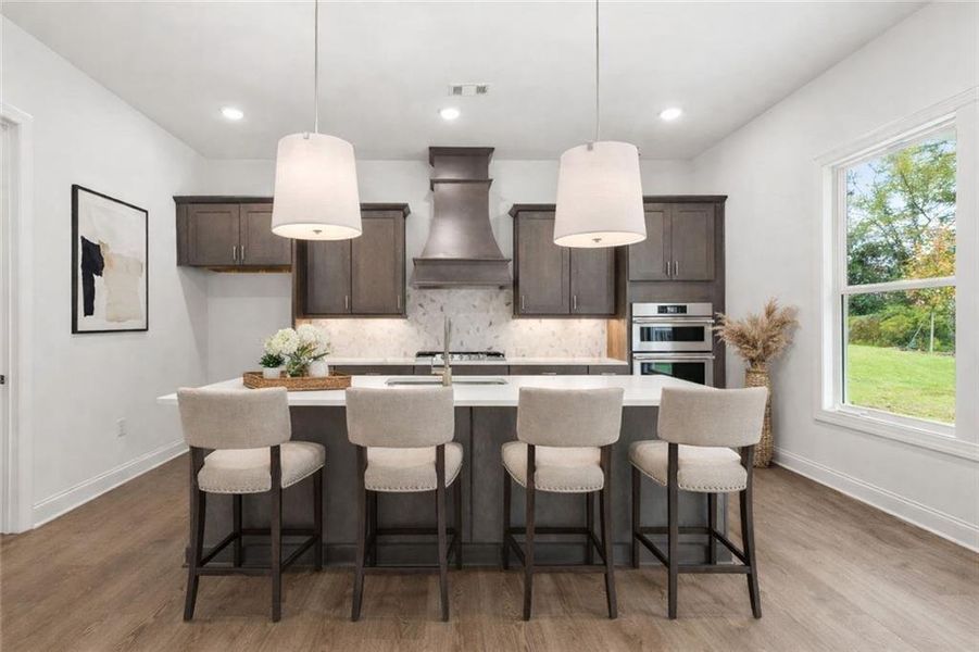 Furnished interior view inside a new home in Ashbury Commons, Powder Springs (Image 16).