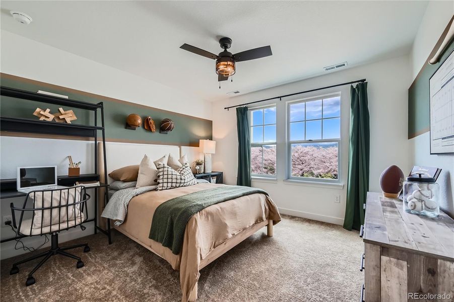 Furnished interior view inside a new home in Riano Ridge: The Grand Collection, Loveland (Image 14).