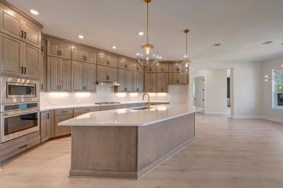 Furnished interior view inside a new home in Rees Landing Estates, Spicewood (Image 6). Furnished interior view inside a new home in Rees Landing Estates, Spicewood (Image 6).