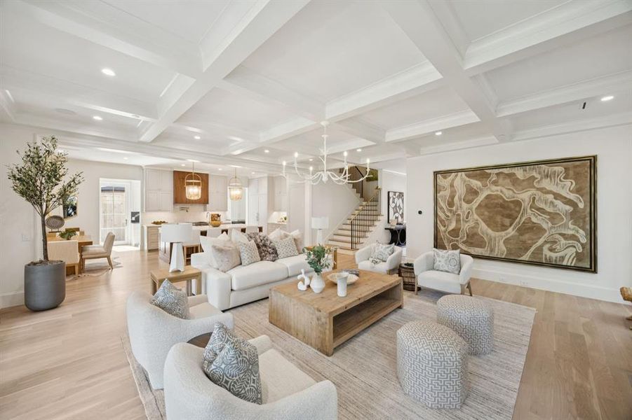 Furnished interior view inside a new home in , University Park (Image 10). Furnished interior view inside a new home in , University Park (Image 10).