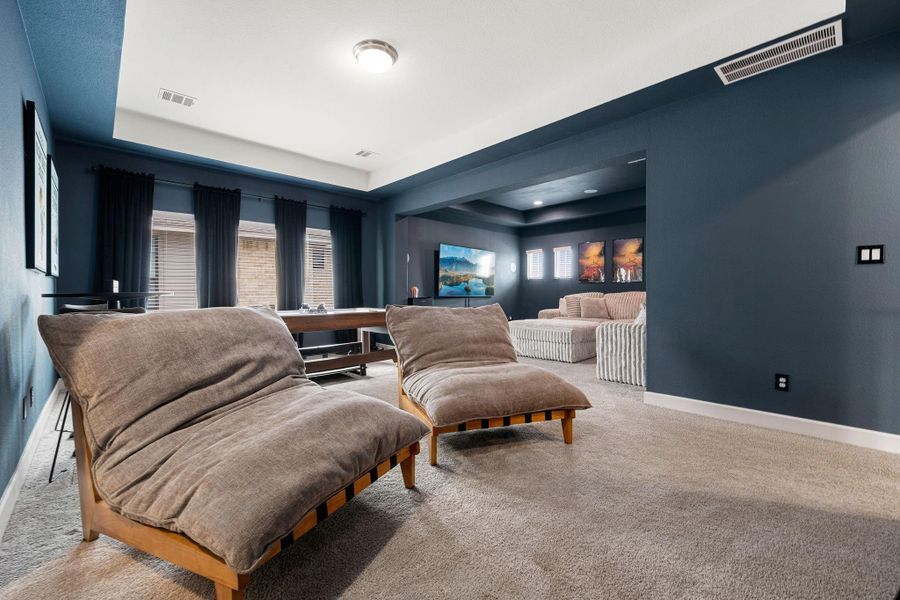 Furnished interior view inside a new home in , Manvel (Image 43).