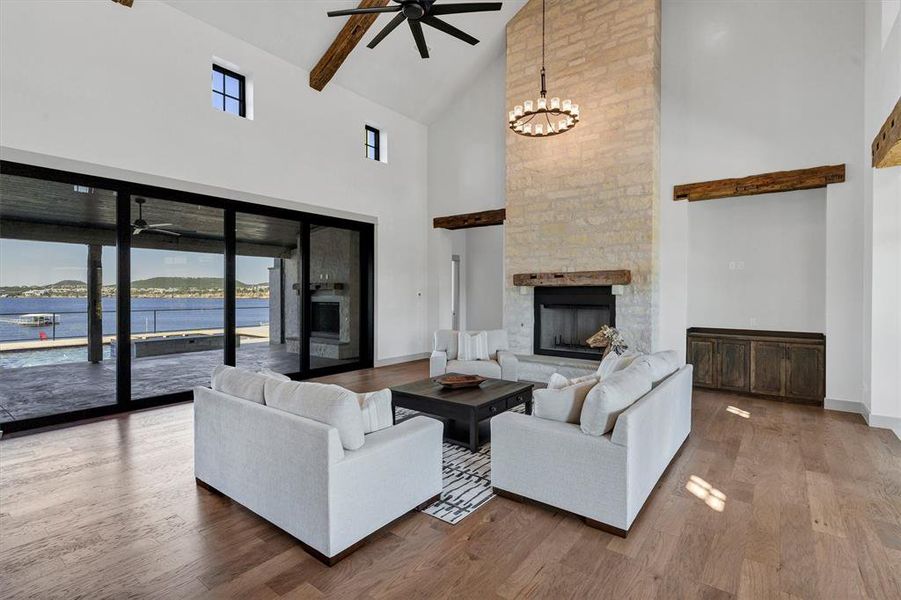 Furnished interior view inside a new home in , Graford (Image 10). Furnished interior view inside a new home in , Graford (Image 10).