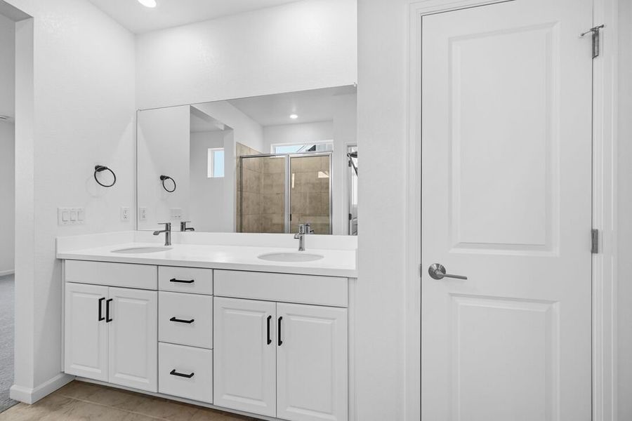 Furnished interior view inside a new home in Trailstone, Arvada (Image 15).
