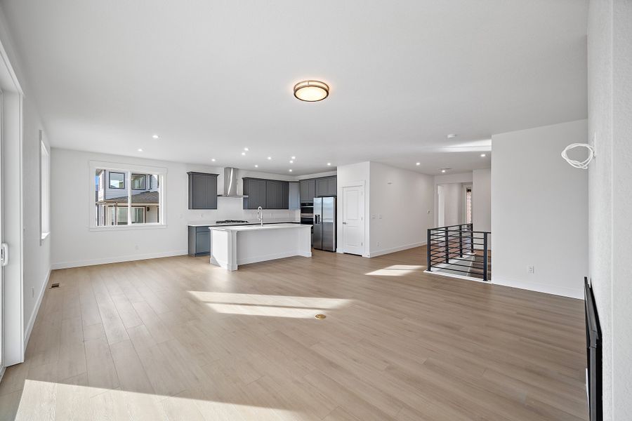 Spacious, unfurnished interior of a new home in Jackson Creek, Monument (Image 21).