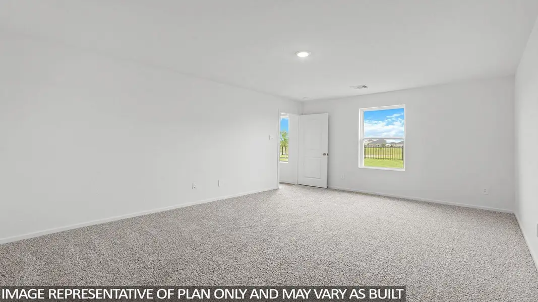 Spacious, unfurnished interior of a new home in Sunterra, Katy (Image 9).