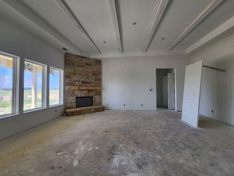 In-progress construction of a new home in Rocky Top, Krum, TX (Image 7).