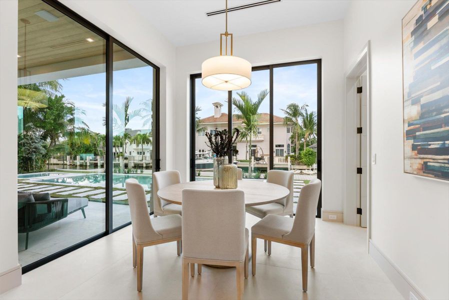 Furnished interior view inside a new home in , Delray Beach (Image 53). Furnished interior view inside a new home in , Delray Beach (Image 53).