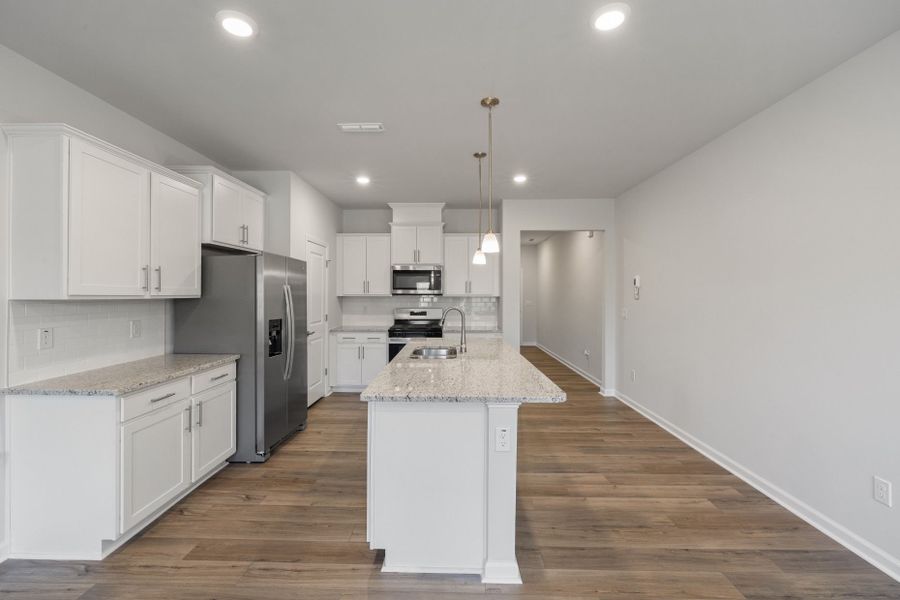 Furnished interior view inside a new home in McConnell Ridge, McLeansville (Image 4). Furnished interior view inside a new home in McConnell Ridge, McLeansville (Image 4).