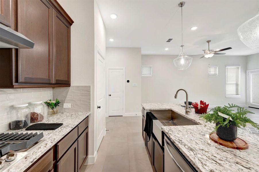 Furnished interior view inside a new home in Indigo 35’ Homesites, Richmond (Image 8).