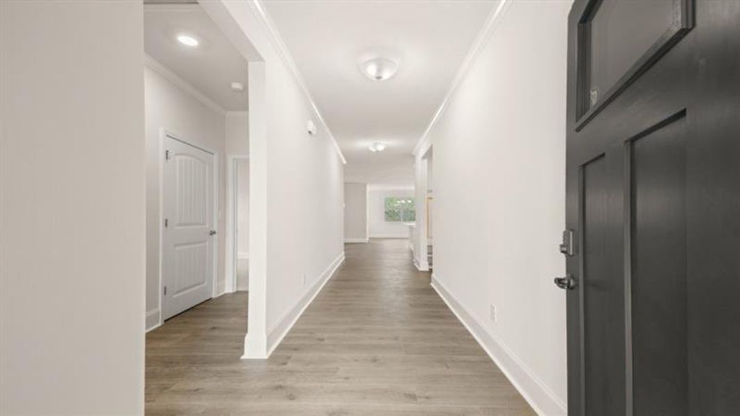 Spacious, unfurnished interior of a new home in Hamptons at Riverwood North, Dallas (Image 52).