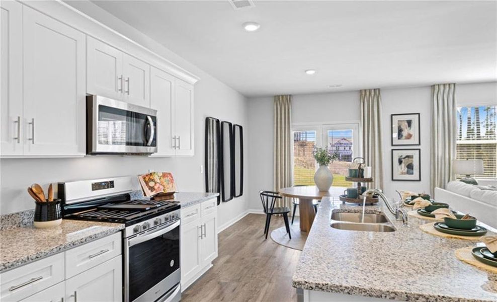 Furnished interior view inside a new home in Twin Lakes, Hoschton (Image 25).