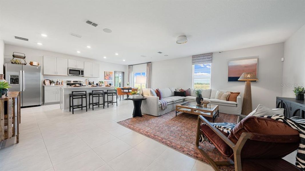 Furnished interior view inside a new home in Coasterra Community Group Page, Palmetto (Image 4).
