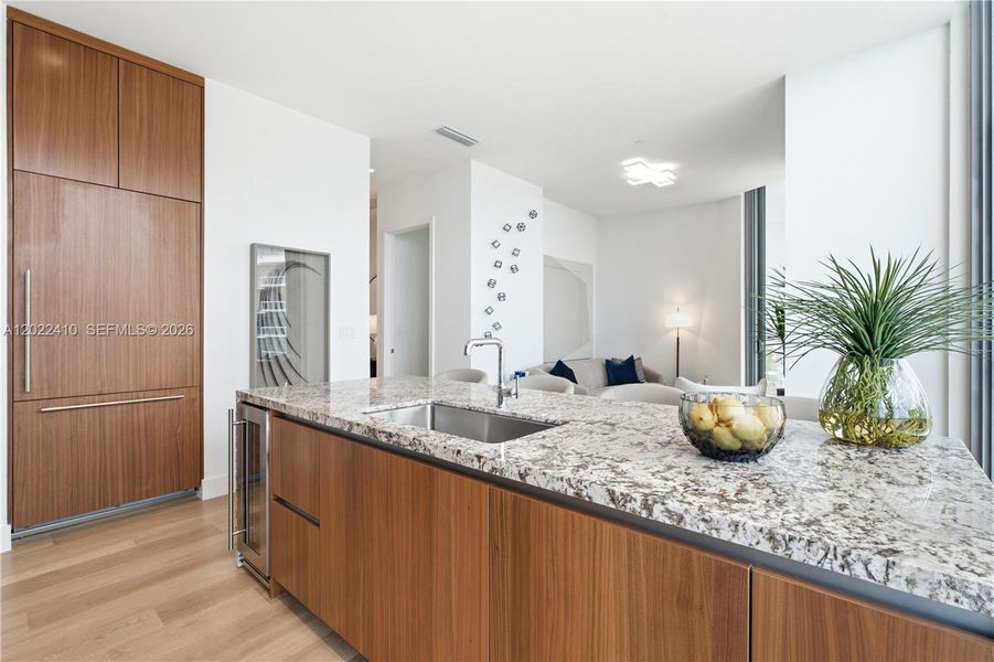 Furnished interior view inside a new home in , Miami (Image 12).