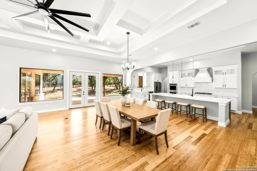 Furnished interior view inside a new home in , New Braunfels (Image 7).