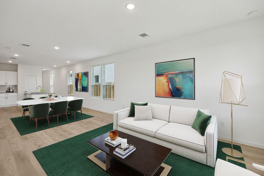 MODEL HOME images may NOT be consistent with the finished product.