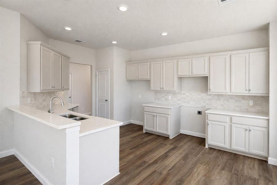 Furnished interior view inside a new home in Pitcock Addition, Graham (Image 4).