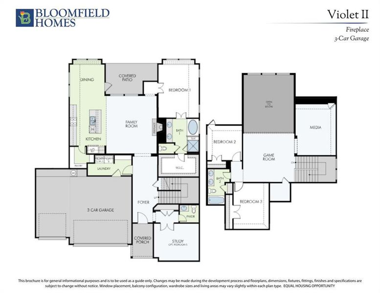 2D floor plan layout of this home in Somerset Classic 60s, Mansfield, TX (Image 2). 2D floor plan layout of this home in Somerset Classic 60s, Mansfield, TX (Image 2).