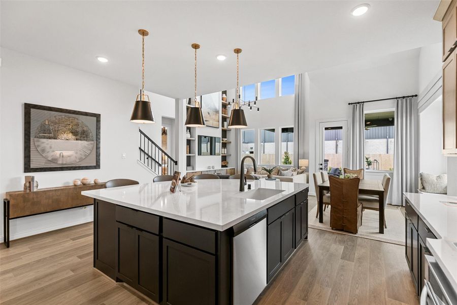 Furnished interior view inside a new home in Beamer Villas, Friendswood (Image 26).
