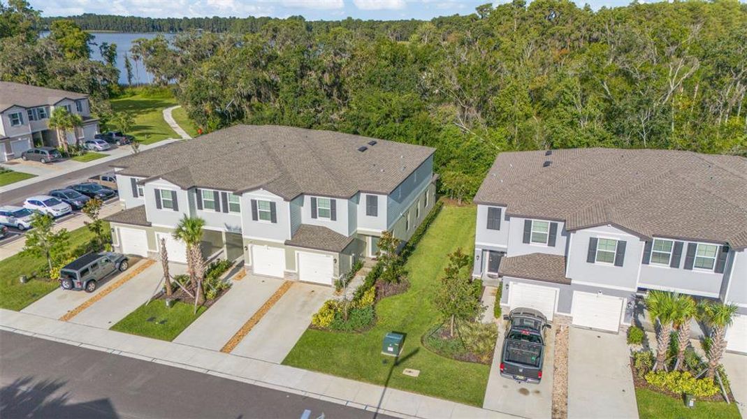 Front exterior of a new home in , Land O' Lakes, FL, highlighting curb appeal (Image 25).