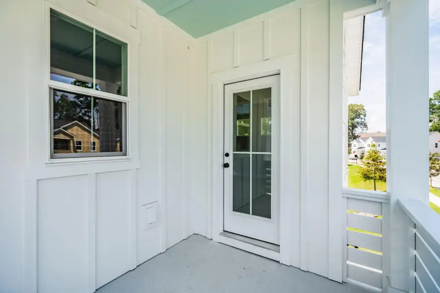 Exterior details and patio area of a home in , Charleston (Image 41). Exterior details and patio area of a home in , Charleston (Image 41).