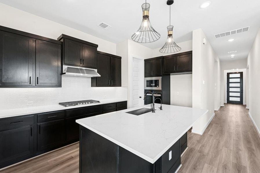 Furnished interior view inside a new home in University Heights, Round Rock (Image 6). Furnished interior view inside a new home in University Heights, Round Rock (Image 6).