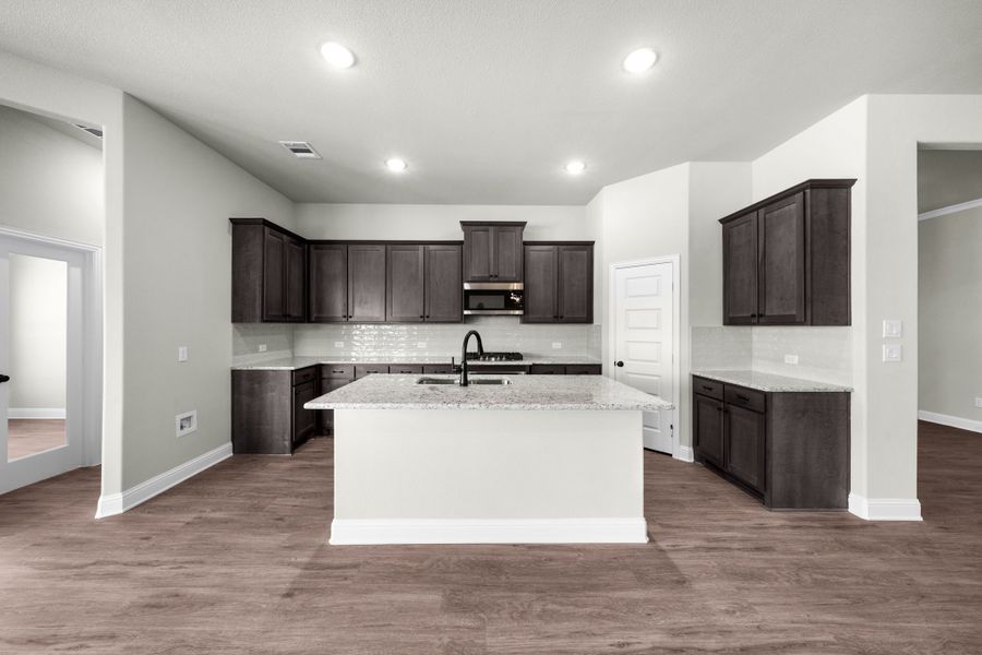 Furnished interior view inside a new home in Lakeview Estates, Canton (Image 5).