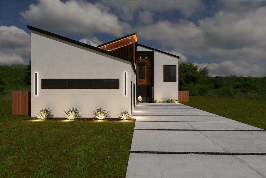 Front exterior of a new home in , Dallas, TX, highlighting curb appeal (Image 2). Front exterior of a new home in , Dallas, TX, highlighting curb appeal (Image 2).