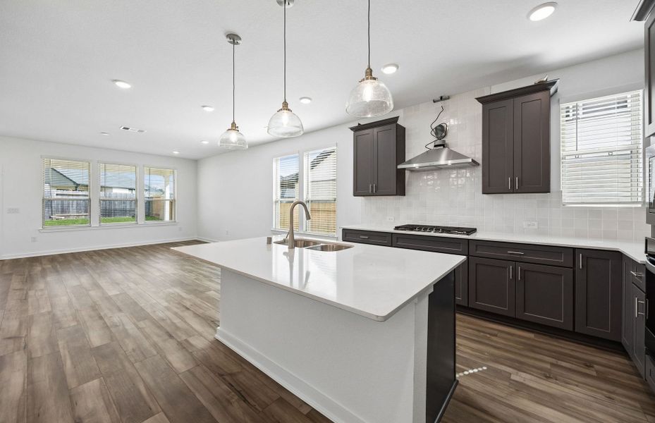 Furnished interior view inside a new home in Ellerden, Tomball (Image 3).