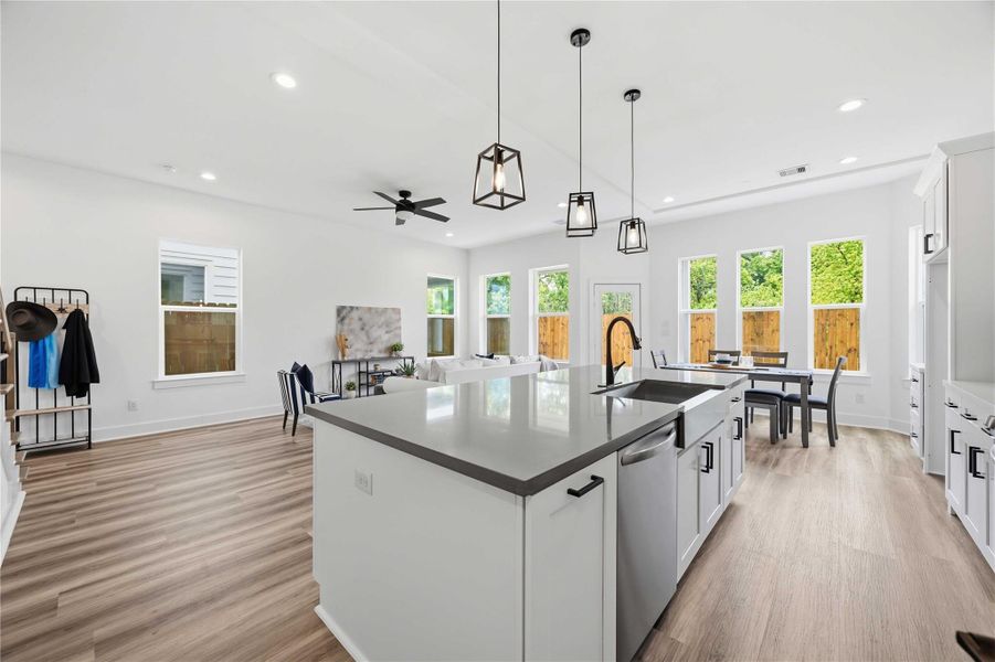 Furnished interior view inside a new home in , Houston (Image 5). Furnished interior view inside a new home in , Houston (Image 5).