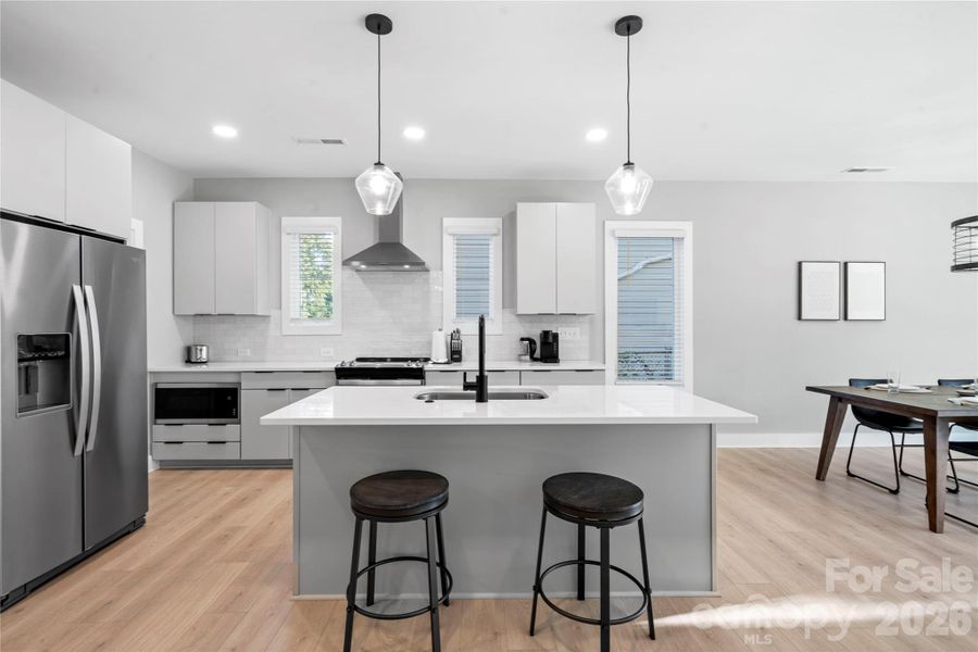 Furnished interior view inside a new home in , Charlotte (Image 4). Furnished interior view inside a new home in , Charlotte (Image 4).