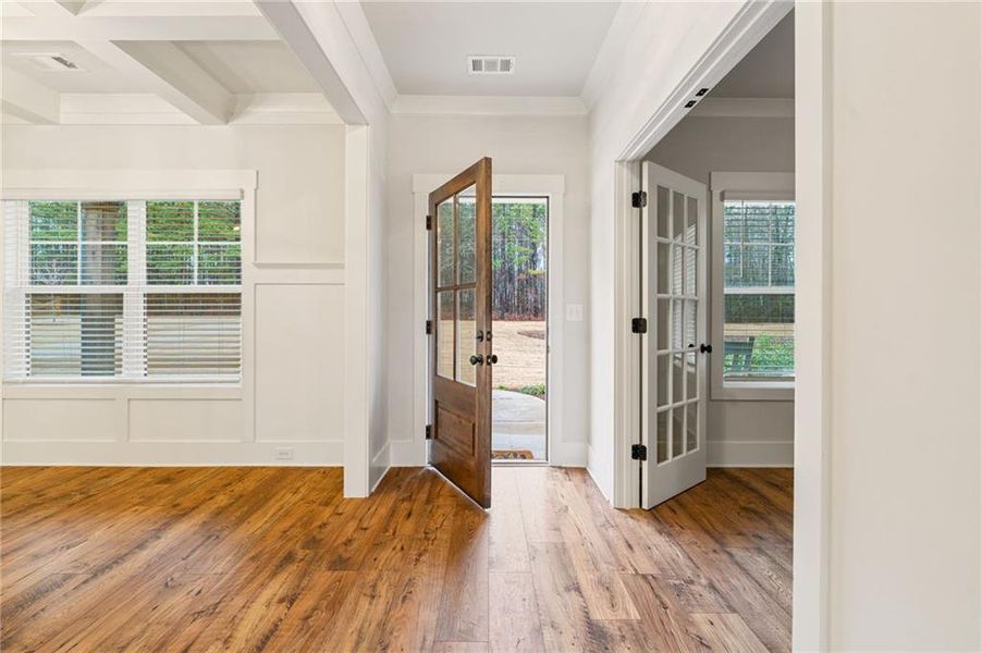 Spacious, unfurnished interior of a new home in Alcovy Station, Covington (Image 44).