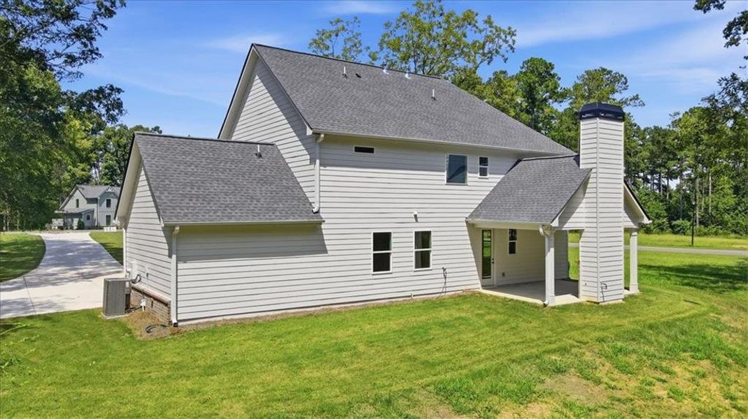 Exterior details and patio area of a home in , Monroe (Image 41).
