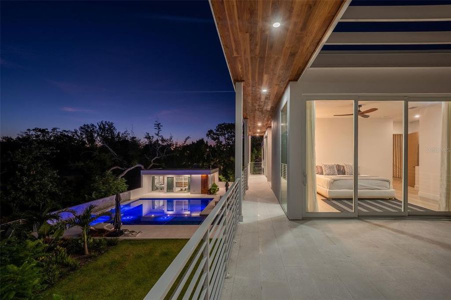 Exterior details and patio area of a home in , Sarasota (Image 32).