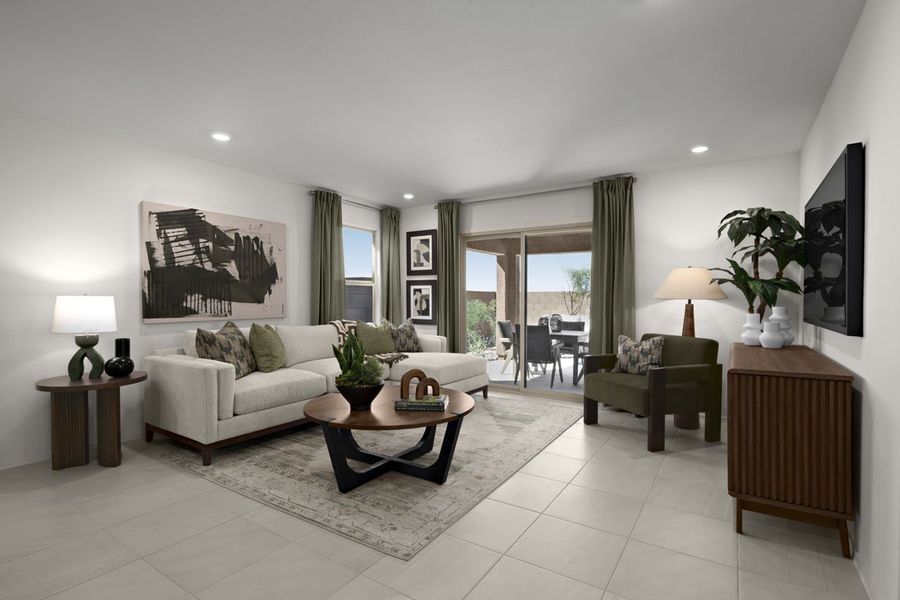 Spacious great room Spacious great room