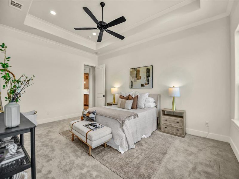 Furnished interior view inside a new home in , Decatur (Image 16).
