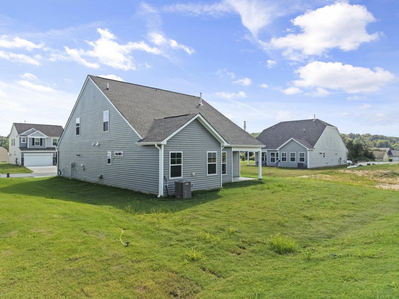 Front exterior of a new home in Hopewell Garden, Winston-Salem, NC, highlighting curb appeal (Image 22).