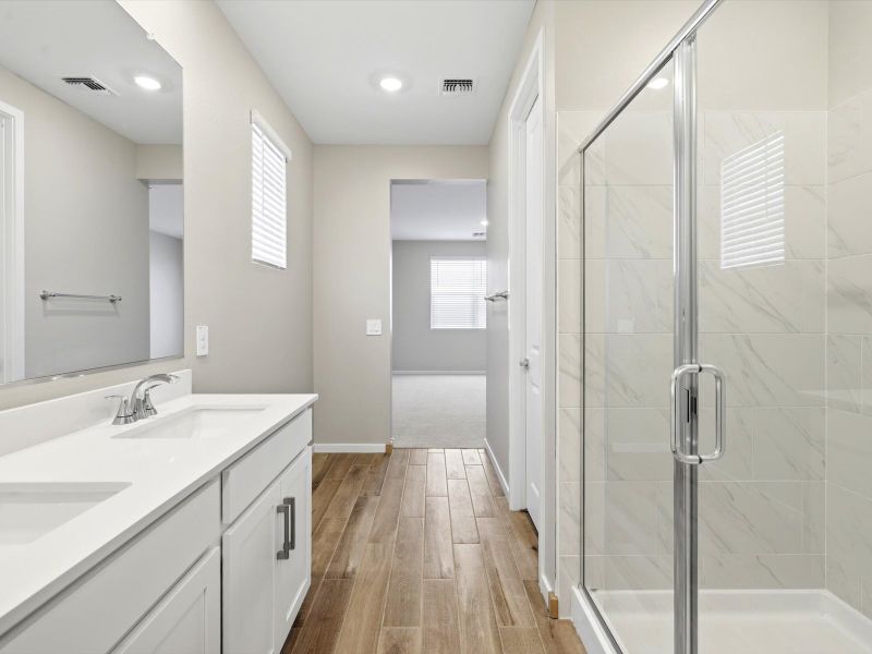 Furnished interior view inside a new home in Silva Farms - Estate Series, Goodyear (Image 4).