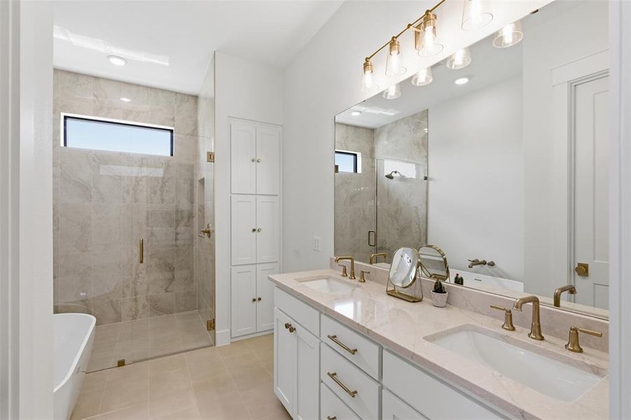 Furnished interior view inside a new home in , Valley View (Image 24).