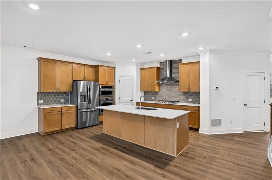 Furnished interior view inside a new home in Estates at Yellow Creek, Cumming (Image 4).